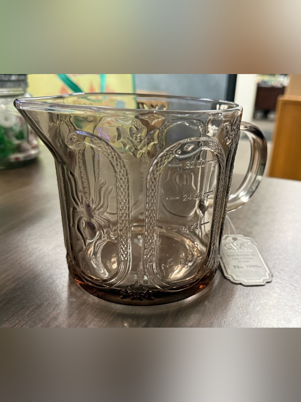 CWC Halloween Glass Measuring Cup 32oz